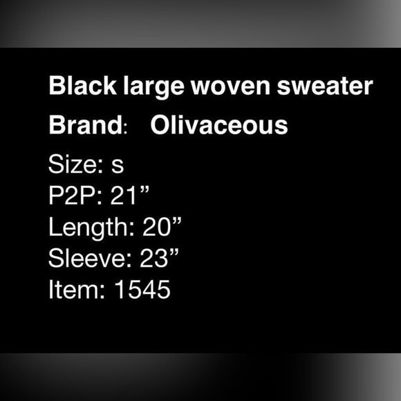 🖤 Black Heavyweight PomPom Small Sweater 🖤 - Picture 9 of 9